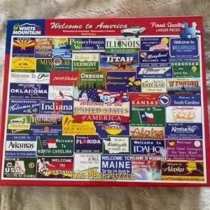 White Mountain 1000 piece puzzle